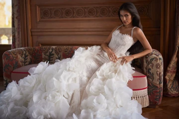 Naely by Luce Sposa (online only) (optional overlay skirt)