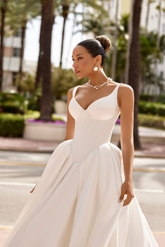 Karlyn Ballgown Wedding Dress by Oksana Mukha (call for price) (online only)