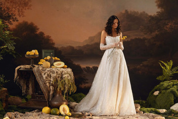 Lunara Wedding Dress by Anne Mariee