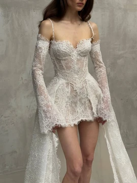 LELLO Floor Length Wedding Dress by Rara Avis Bridal 