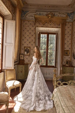 Magnolia A Line Wedding Dress by Oksana Mukha (call for price) (pre-order)