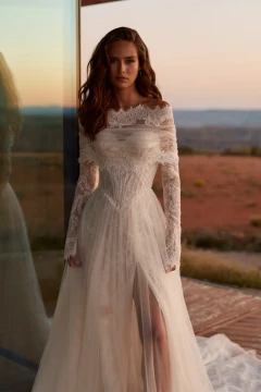 Silvina A Line Wedding Dress by Luce Sposa
