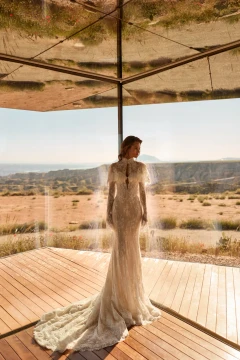 Benita Mermaid Wedding Dress by Luce Sposa (pre-order)(optional cape)
