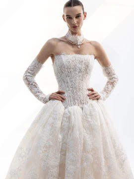 Lina Ball Gown Wedding Gown (online only) 