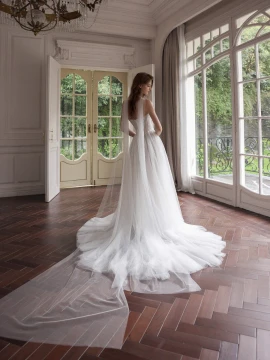 Celine Tulle Boho Wedding Gown