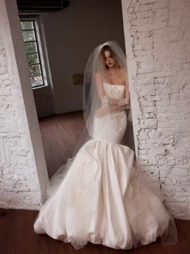 Briar Satin Mermaid Wedding Dress 