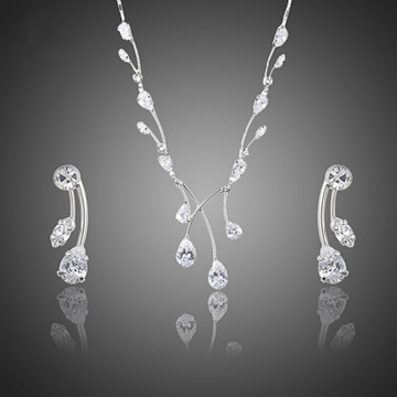 Water Drop Necklace and Earring set
