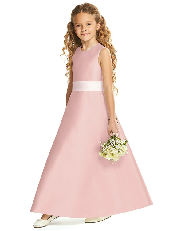 Dessy Flower Girl Dress FL4062 in 37 colours with Sash