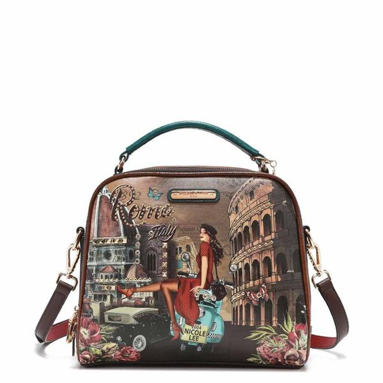 Nicole Lee MEMORY OF ROME TOP HANDLE BAG by Ameise
