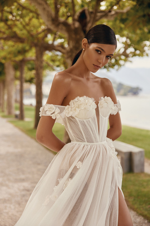 Vincenza bodysuit with Amber Lined Skirt 2PCS Wedding Dress