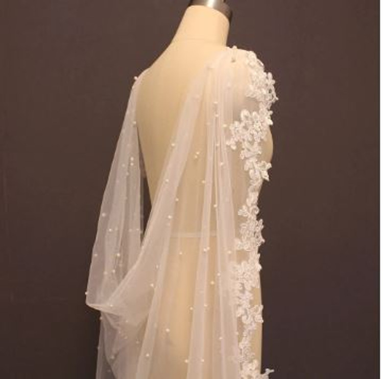 Pearl Lace Wedding Bolero 2.5 Meters 