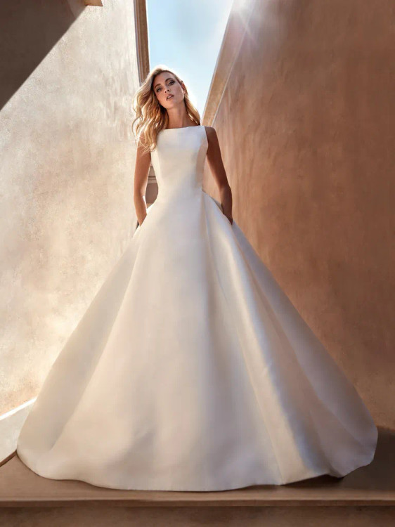 Nevado Mikado Ballgown With Low Back by Pronovias