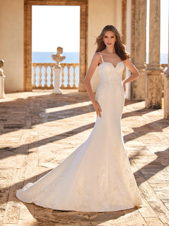 HECATE Wedding Dress by Pronovias Mermaid Mikado wedding