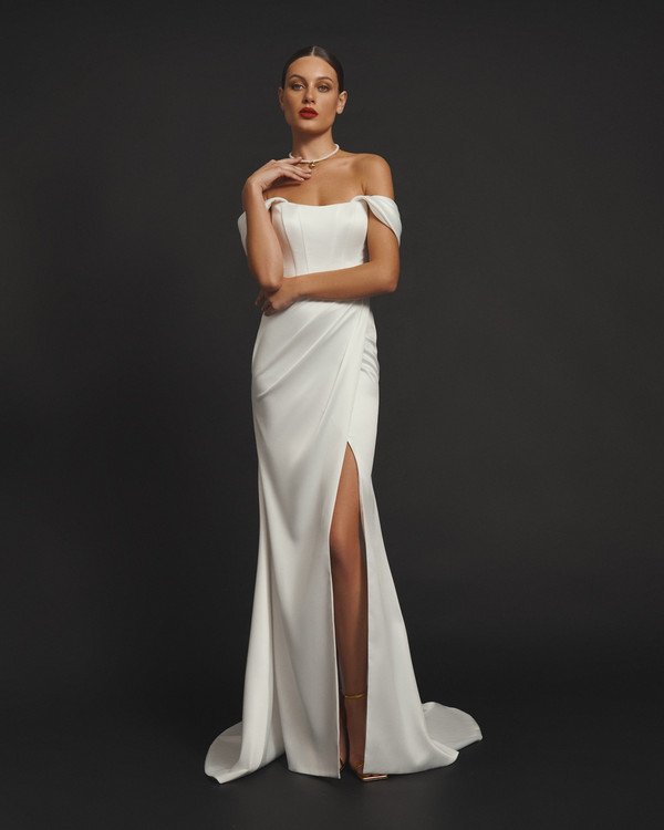 Pacco Bridal Reception Midi Dress by Olya Mak Bridal