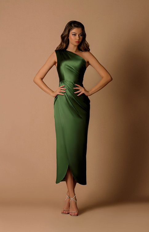 One Shoulder Cocktail Bridesmaid Dress by Nicoletta NBM1044