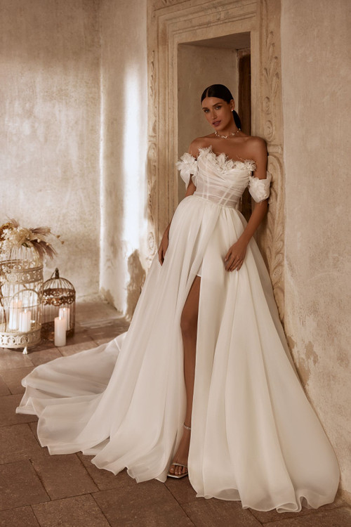 Carver Wedding Gown By Oyla Mak Bridal W211