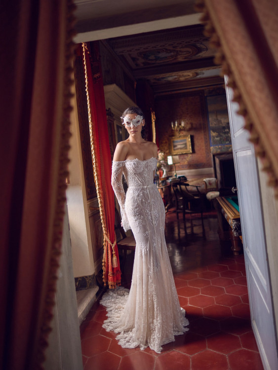 Triumph Lace Mermaid Wedding Dress by Wona Concept 