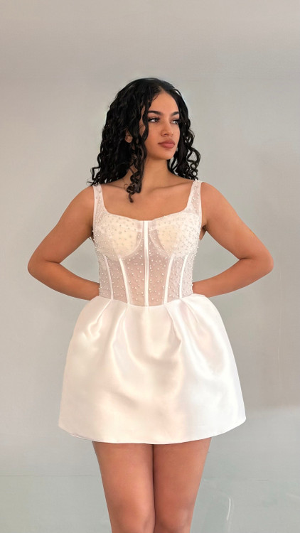 Alita Lace Bridal Mini Wedding Dress size 10