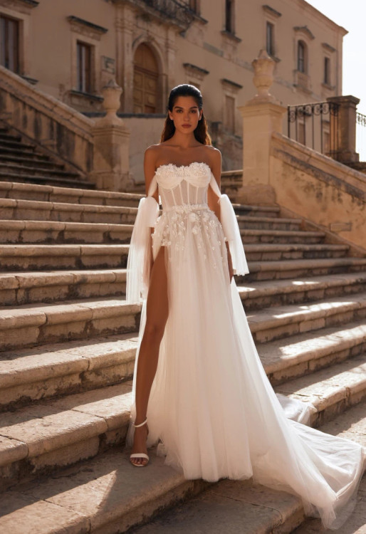 Narelle Wedding Dress By Ida-Torez By Pollardi Bridal 