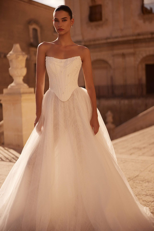 Jacline Wedding Dress by Anne-Mariee 3pcs