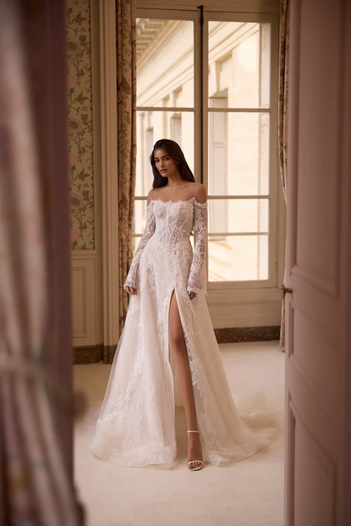 Mara Long Sleeves Wedding Gown by Luce Sposa