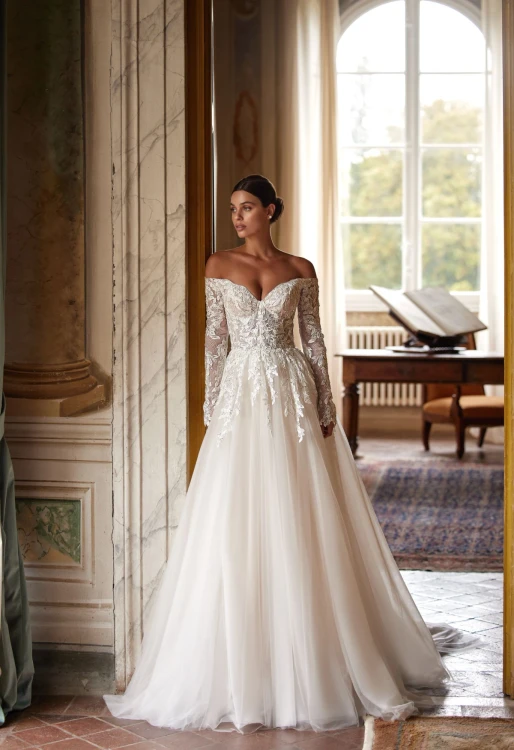Erregina Wedding Gown By Ida- Torez By Pollardi Bridal