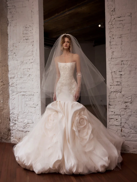 Briar Satin Mermaid Wedding Dress 