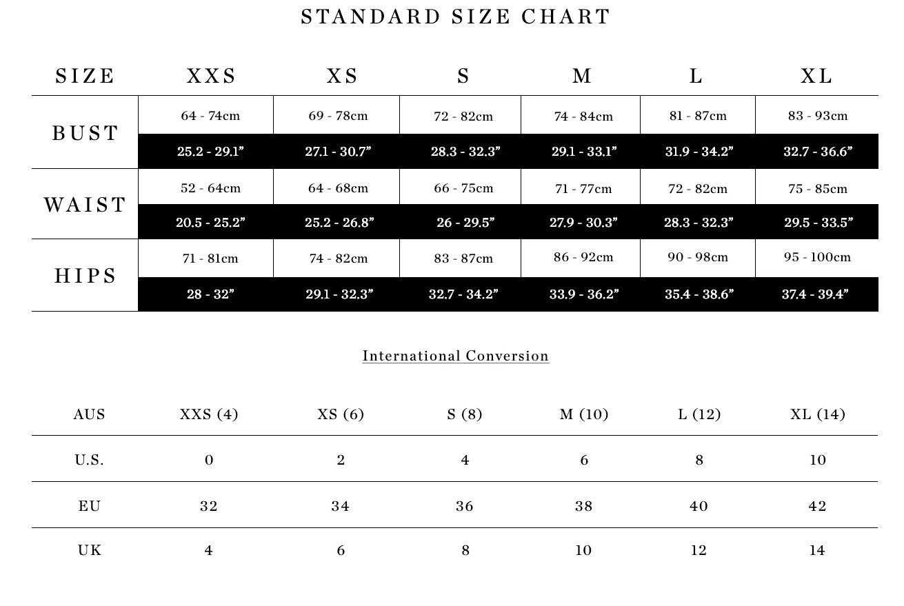 Sizing