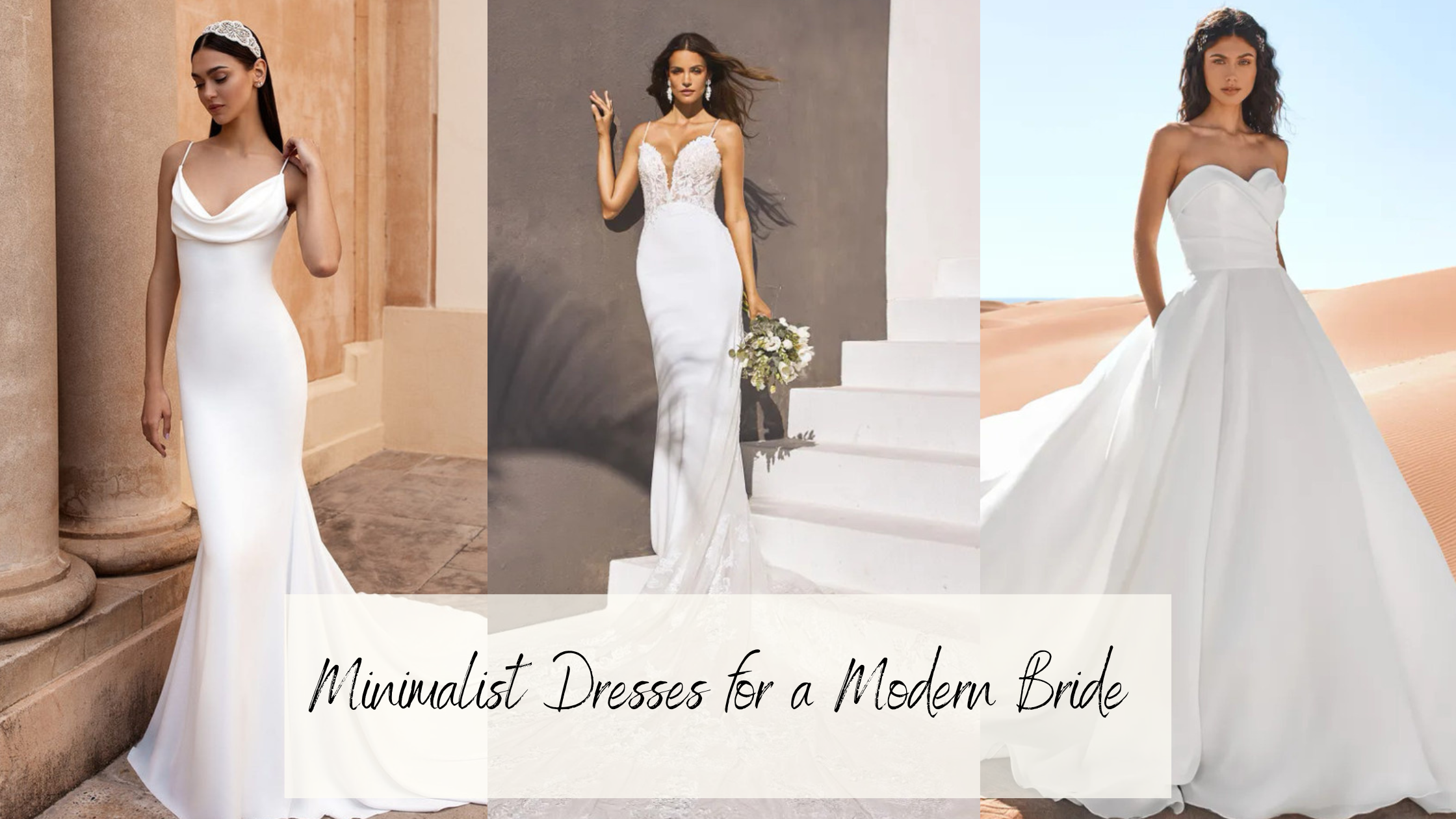 Minimalist Dress Designs for a Modern Bride - Fashionably Yours Bridal &  Formal Wear