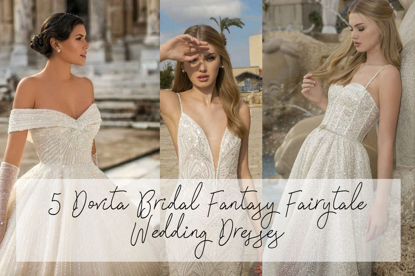 5 Sparkly Beaded Crystal Wedding Dresses by Dovita Bridal for Fantasy  Fairytale Weddings: Buy Online Australia Zpay Afterpay - Fashionably Yours  Bridal & Formal Wear