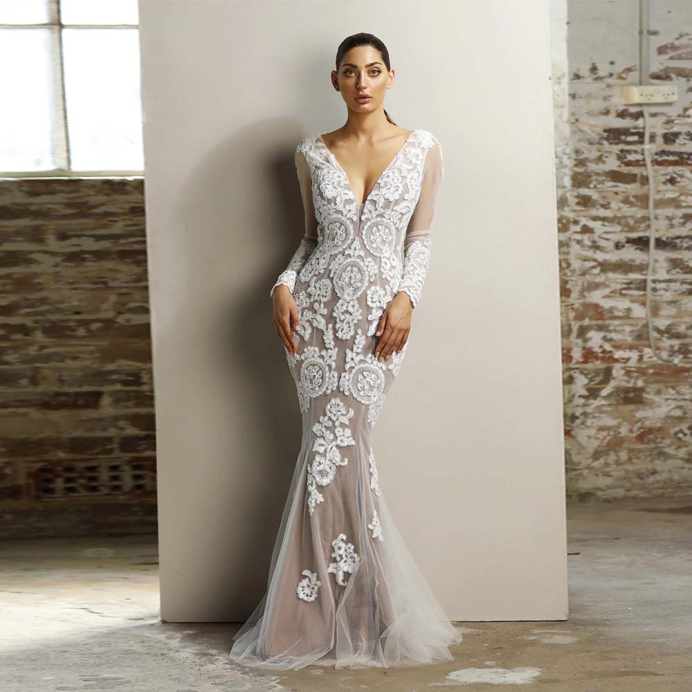 Long Sleeve Wedding Dresses Online Australia Sydney