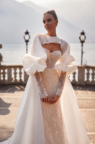 ★GANISONG★ Bridal Aurora Petals Dress_white Bridal Aurora Petals Dress_white