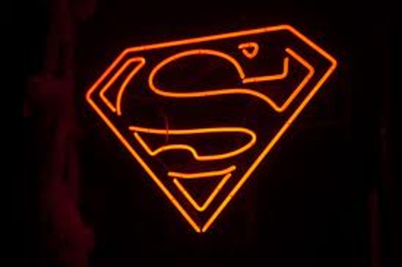 Superman Neon Light - Wall Mount Version