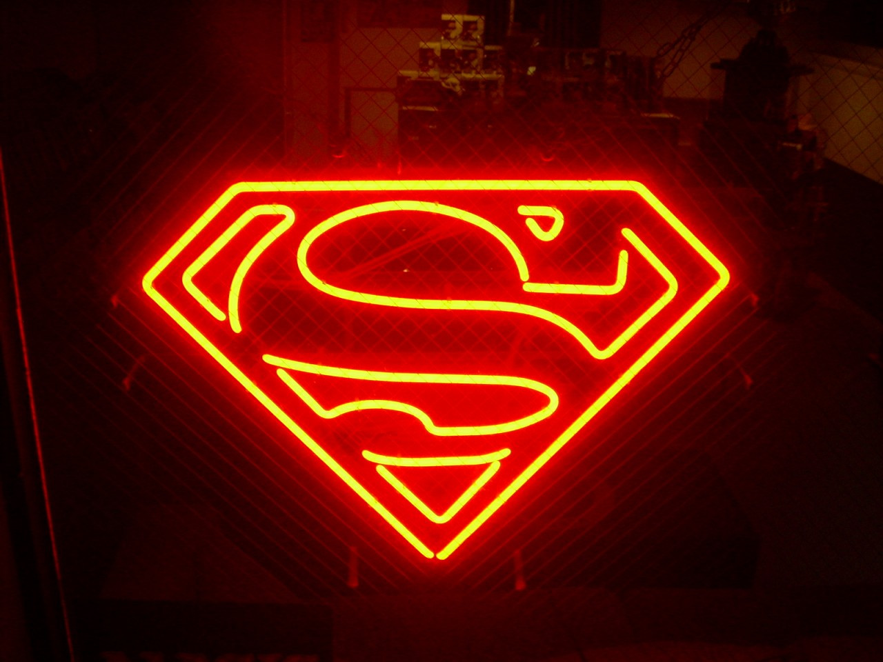 Superman Neon Light - Wall Mount Version