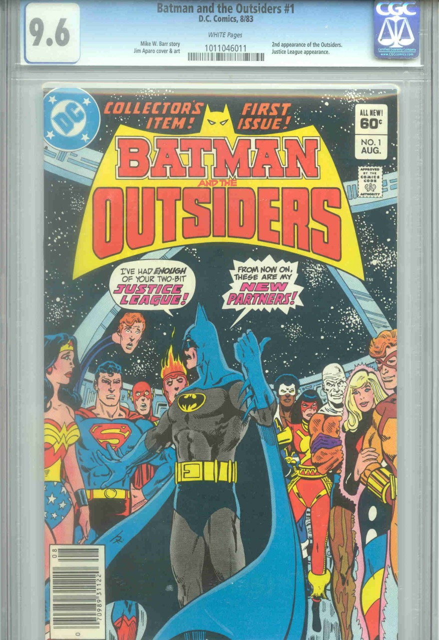 Batman and the Outsiders #1 - CGC Graded 9.6