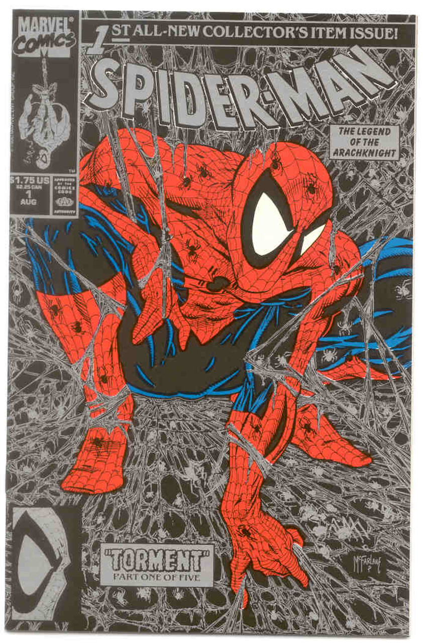 Spider-Man #1 - Black & Silver Cover