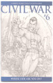 Civil War #6 - Sketch Variant