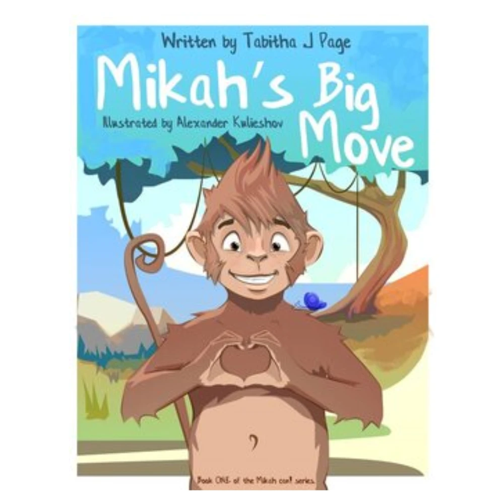Mikah's Big Move - Mikah monkey was born cheeky & full of energy. He was also born deaf & has some special skills that help him communicate.