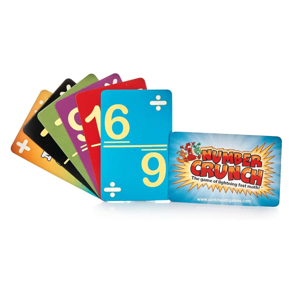 Get ready to flip, solve, and crunch your way to victory with Number Crunch! Quick thinking and fast calculation are the keys to victory!