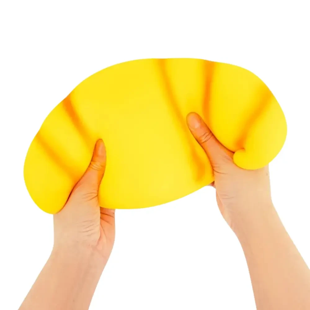 Squeeze into sensory fun with The Big Squij Croissant! A jumbo, super-soft croissant squishy perfect for tactile play, sensory breaks and big satisfying squeezes.