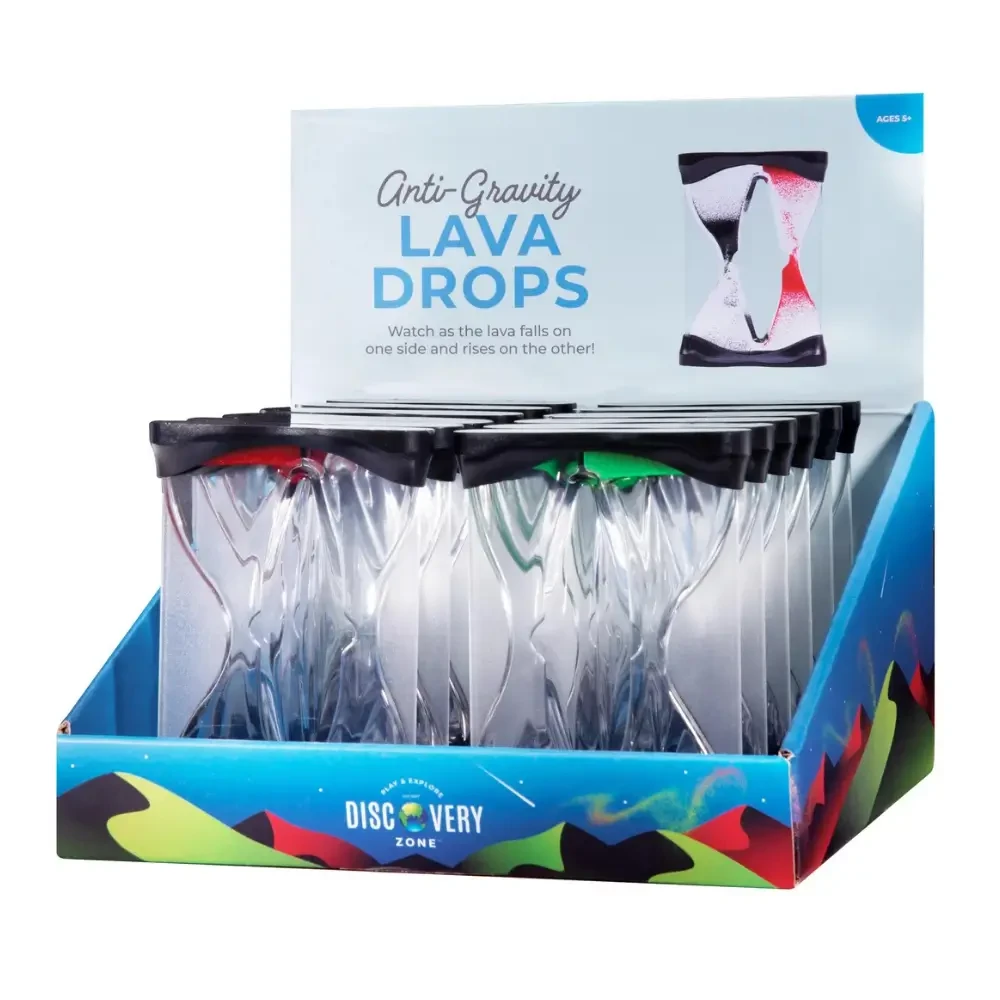 Watch colourful droplets rise and fall with Anti-Gravity Lava Drops. A mesmerising liquid motion sensory timer for visual stimulation and quiet sensory play.