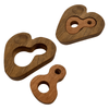 Perfect for Separation Anxiety. The In-Wood Separation Anxiety Soothing Heart is to support, connect & strengthen love. For a range of different people's needs.