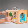 Lock Activity Box Original is a fantastic way to teach children how to open up different compartments with various locks and catches.