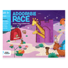 Adoorable Race opens the door to imagination & develops colour, shape & number recognition, encourage decision making & turn taking.