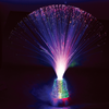 This 34cm diameter Optic Fibre Lamp will bring vibrant colours and with floating glitter in the base, sparkle to any room.