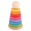 Little ones can learn all about different colours and sizes with the Bigjigs Toys - First Rainbow Stacker. Develops dexterity & coordination.