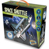 Kids can build this unique shaped Floor Puzzle - Space Shuttle Jigsaw floating through space. Includes Astronaut, Hubble Telescope and Moon.