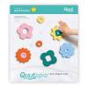 Give your bath or shower a new look with this retro Quut Bath Puzzle - Flower Power. Improve fine motors skills while having super clean fun!