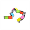 The Fidget Snake Puzzle has 26 separate joined pieces that can be manipulated into lots of different configurations and shapes.