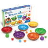 Learning Resources - Birds in a Nest Sorting Set helps young learners practice counting, sorting and colours in an engaging way.
